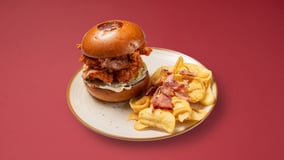The epic double fried burger